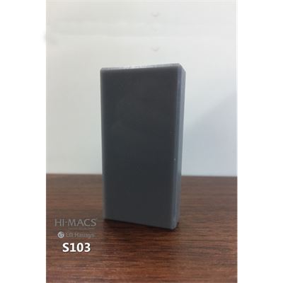 Mẫu đá bếp đơn sắc S103 Concrete Gray