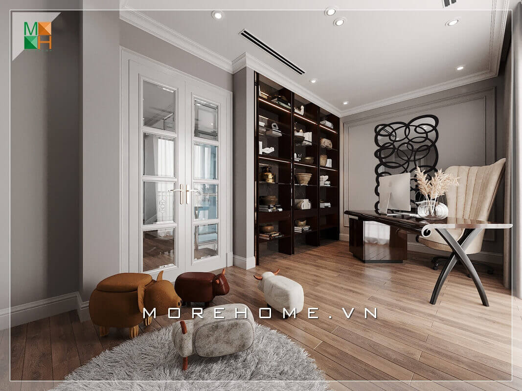 Mẫu thiết kế nội thất phòng làm việc đẹp cho chung cư, biệt thự, nhà phố. Mẫu nội thất chung cư đẹp